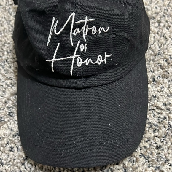 Matron Of Honor MOH Ball Cap - Picture 2 of 4